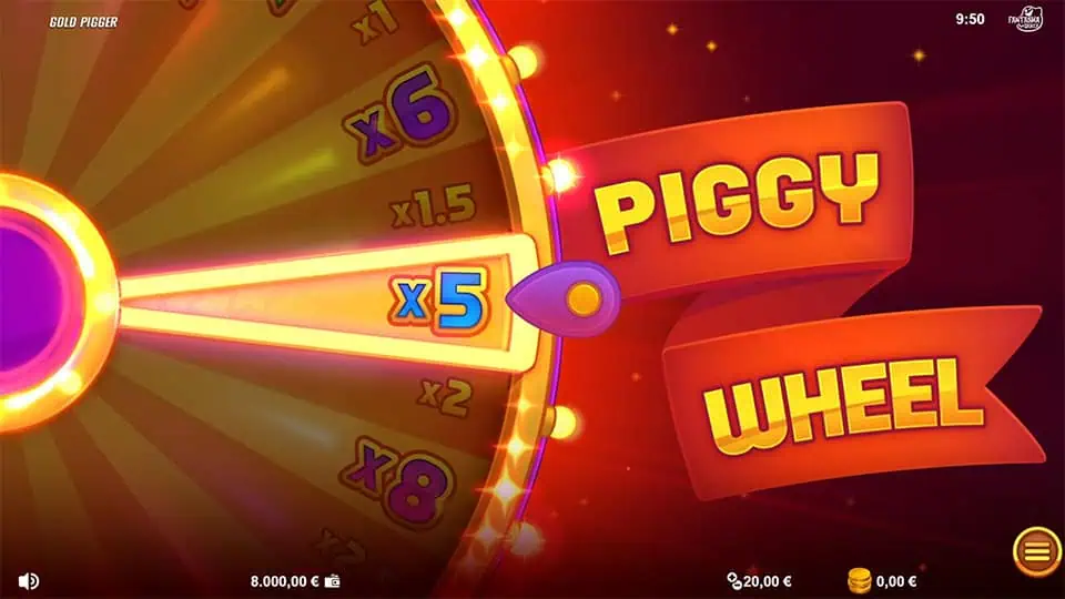 Gold Pigger slot piggy wheel