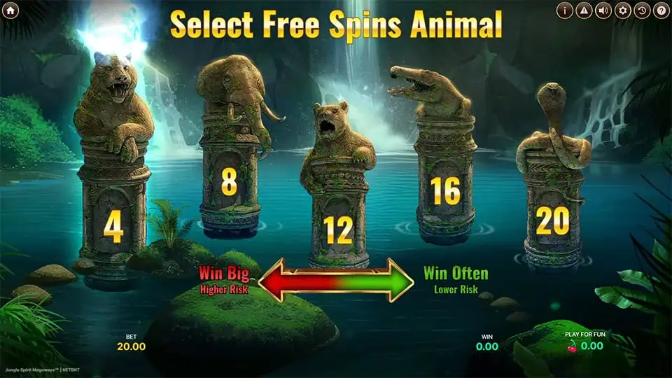 Jungle Spirit Megaways slot free spins