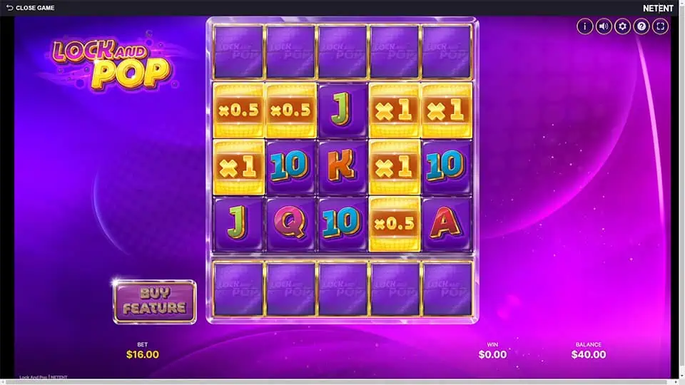 Lock and Pop slot free spins
