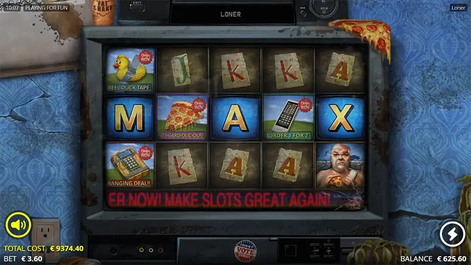Loner slot feature max win