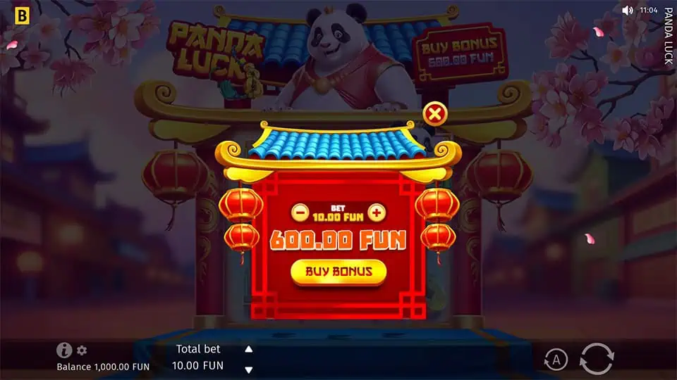 Panda Luck slot bonus buy