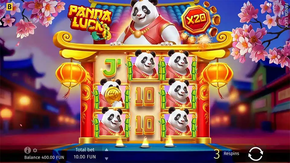 Panda Luck slot feature panda symbol