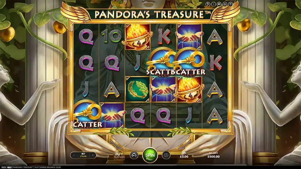 Pandoras Treasure slot free spins