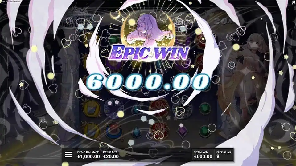 Cloud Princess slot big win