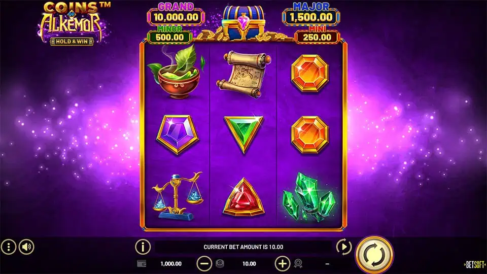 Coins of Alkemor Hold Win slot