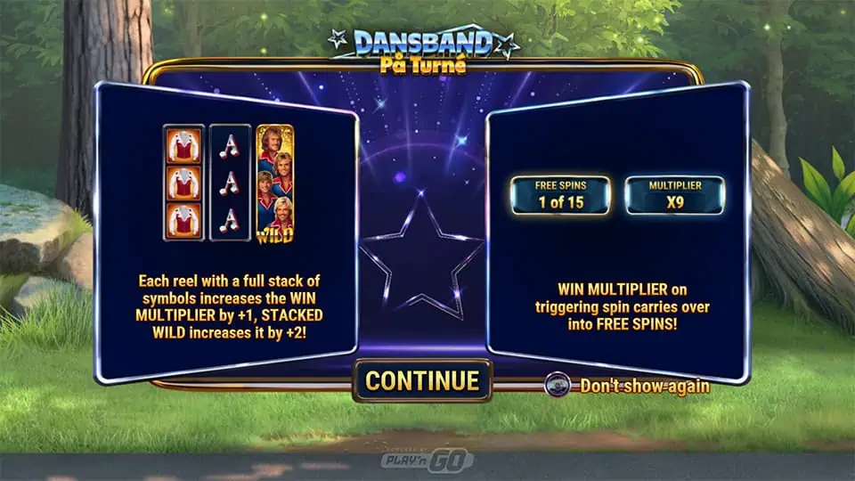Dansband Pa Turne slot features