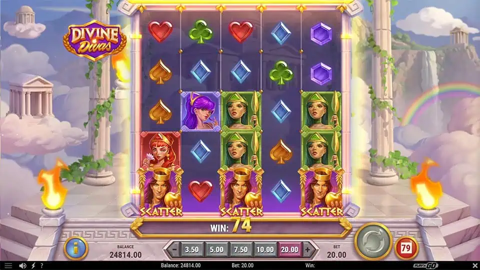 Divine Divas slot free spins