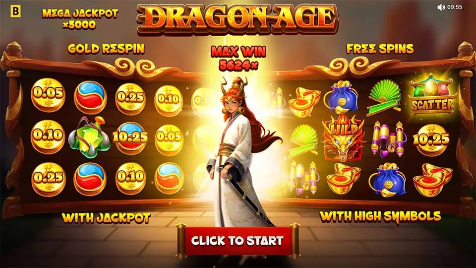 Dragon Age Hold Win slot features