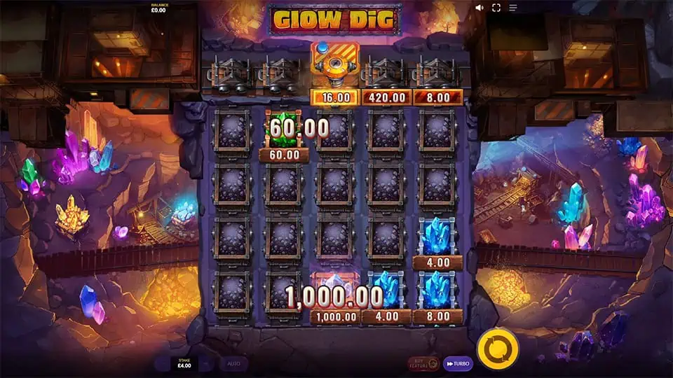 Glow Dig slot feature collector