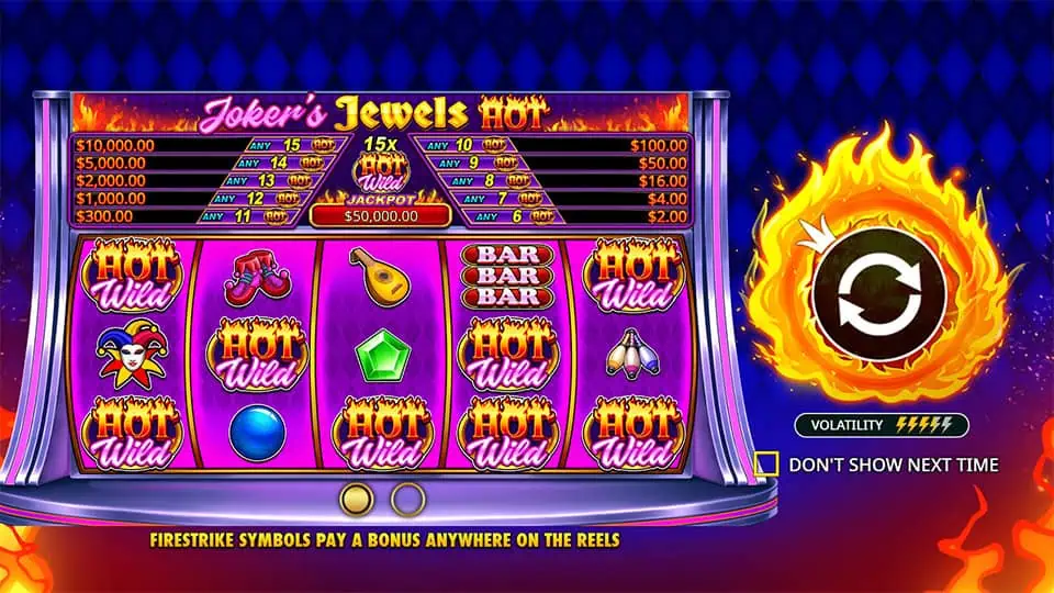 Jokers Jewels Hot slot features