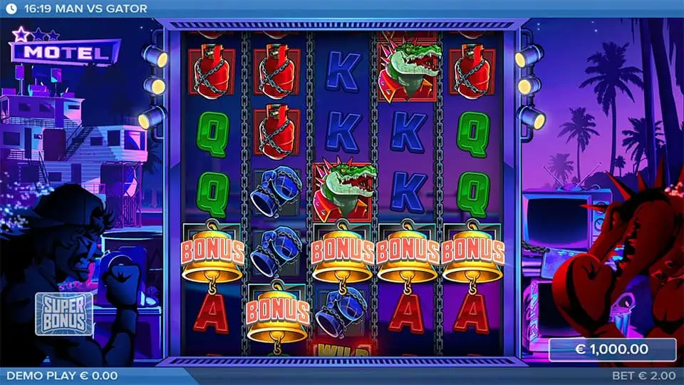 Man vs Gator slot free spins