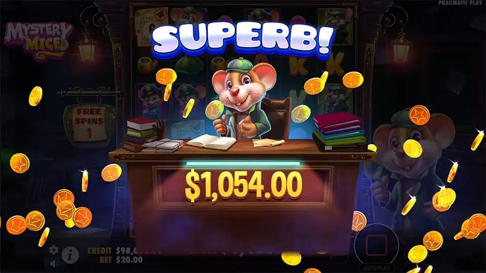 Mystery Mice slot big win