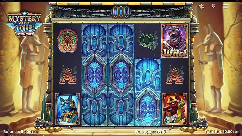 Mystery of the Nile slot feature mystery stack symbol