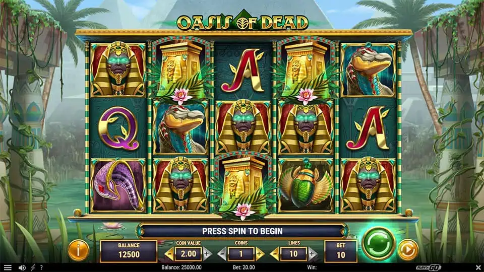 Oasis of Dead slot free spins