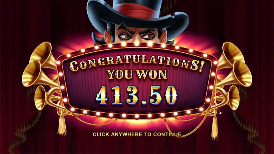The Ringmasters Whopping Wins slot big win