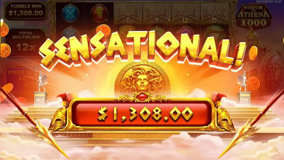 Wisdom of Athena 1000 slot big win