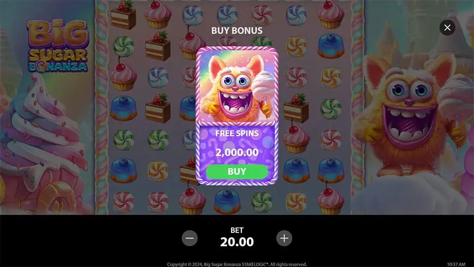 Big Sugar Bonanza slot bonus buy