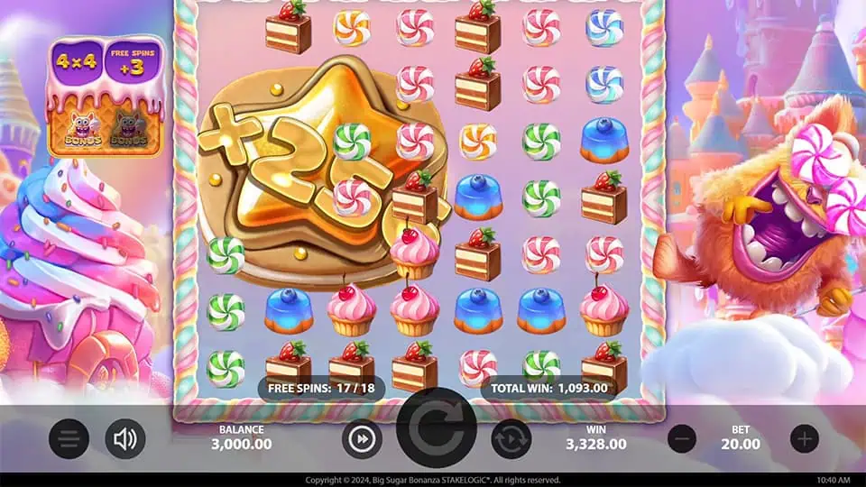 Big Sugar Bonanza slot feature mystery multiplier