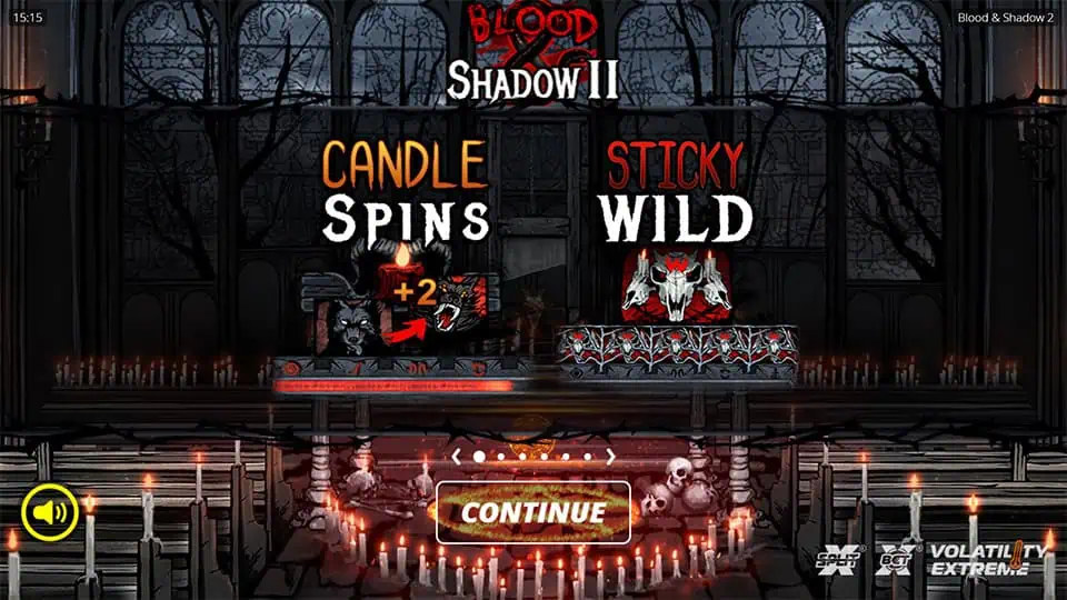 Blood Shadow 2 slot features