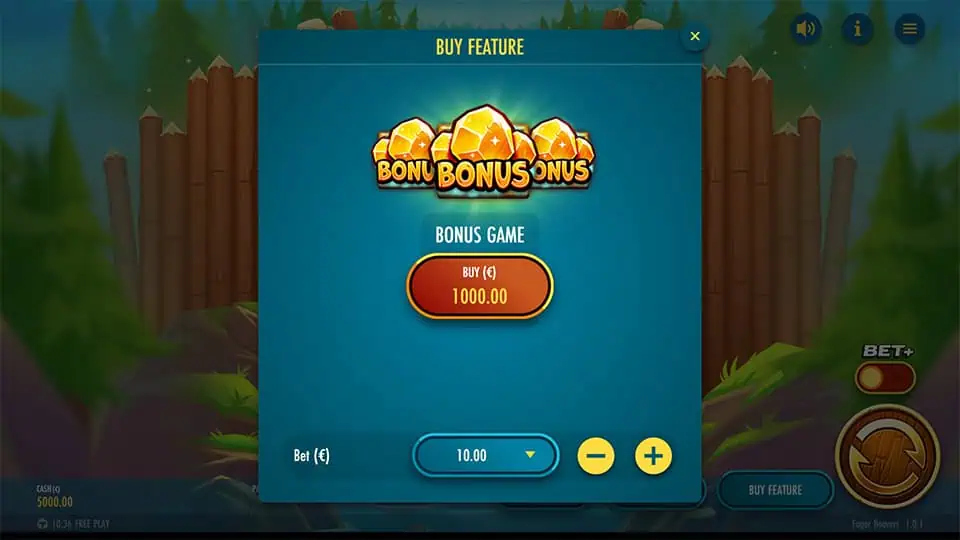 Eager Beavers slot bonus buy