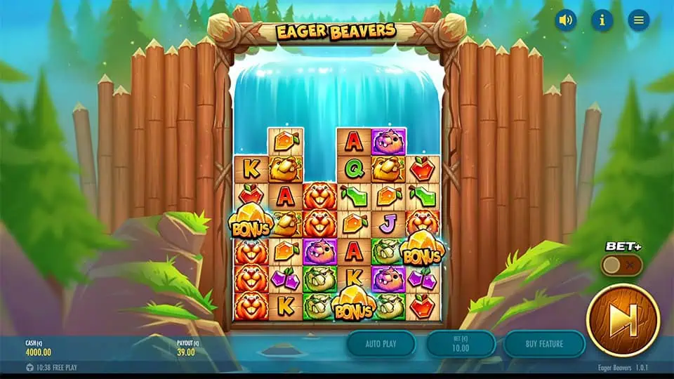 Eager Beavers slot free spins