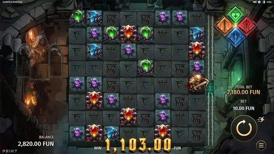 Eldritch Dungeon slot big win