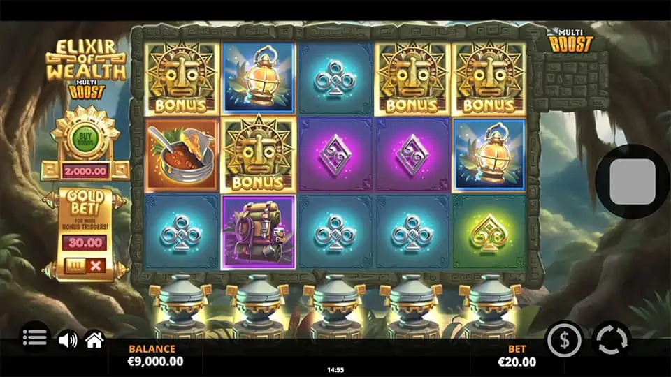 Elixir of Wealth slot free spins