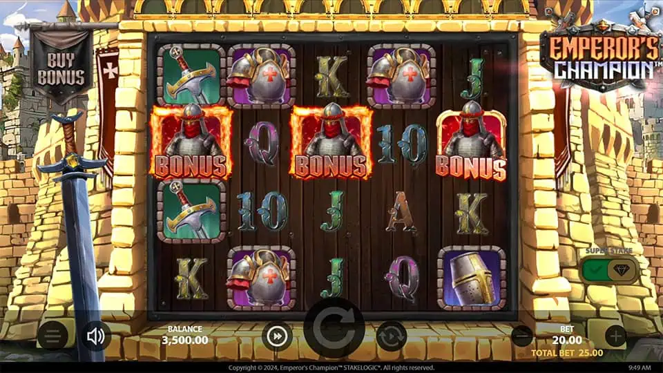 Emperors Champion slot free spins