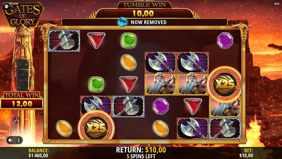 Gates of Glory slot feature multiplier