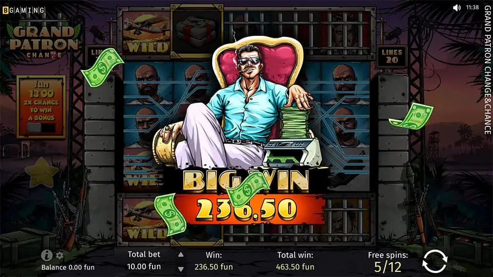 Grand Patron slot big win