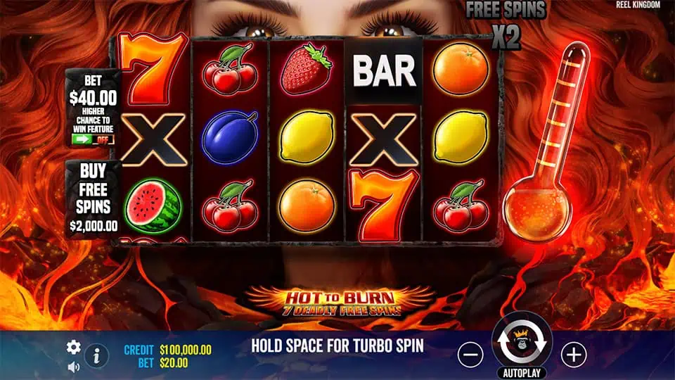 Hot to Burn 7 Deadly Free Spins slot