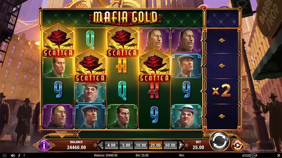 Mafia Gold slot free spins