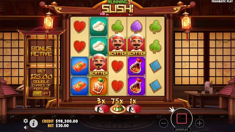 Running Sushi slot free spins
