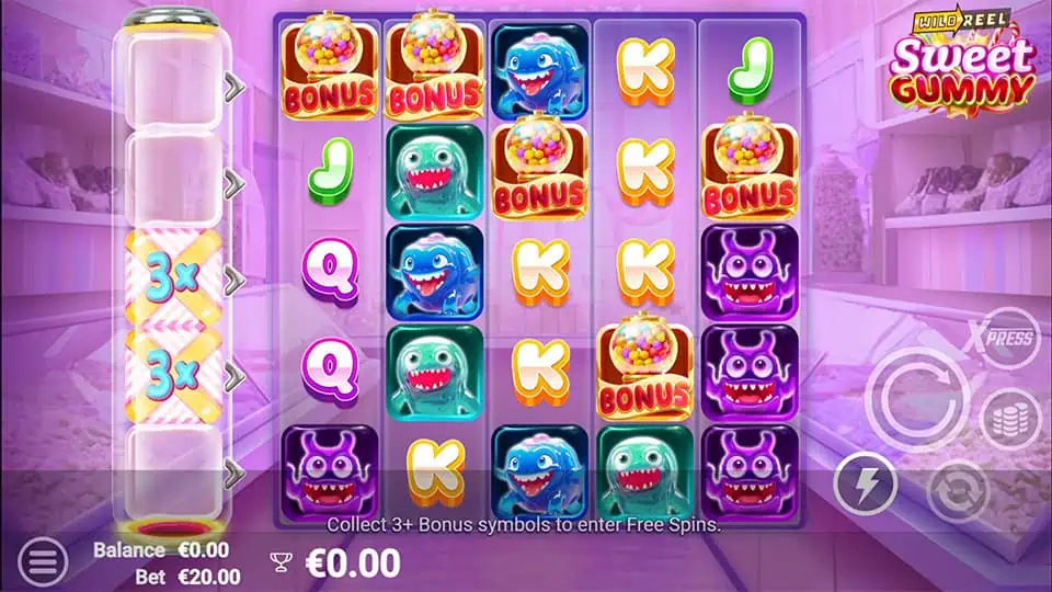 Sweet Gummy slot free spins