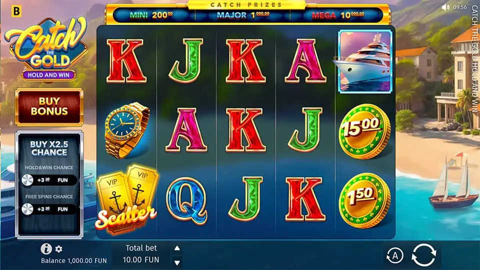 Catch the Gold Hold and Win slot