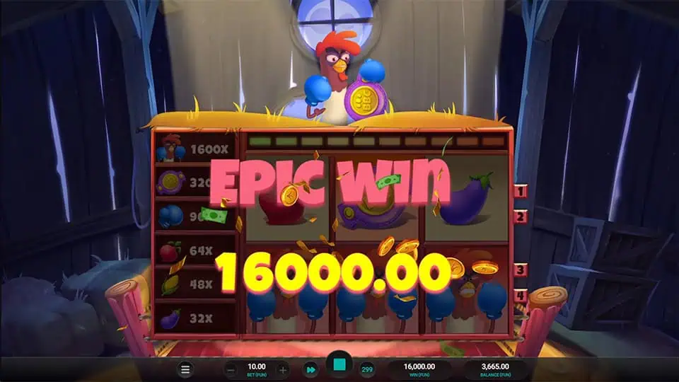 Feather Fury slot big win