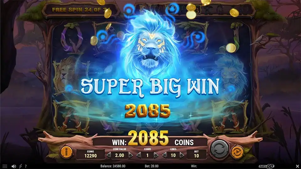 Lion Saga Odyssey slot big win