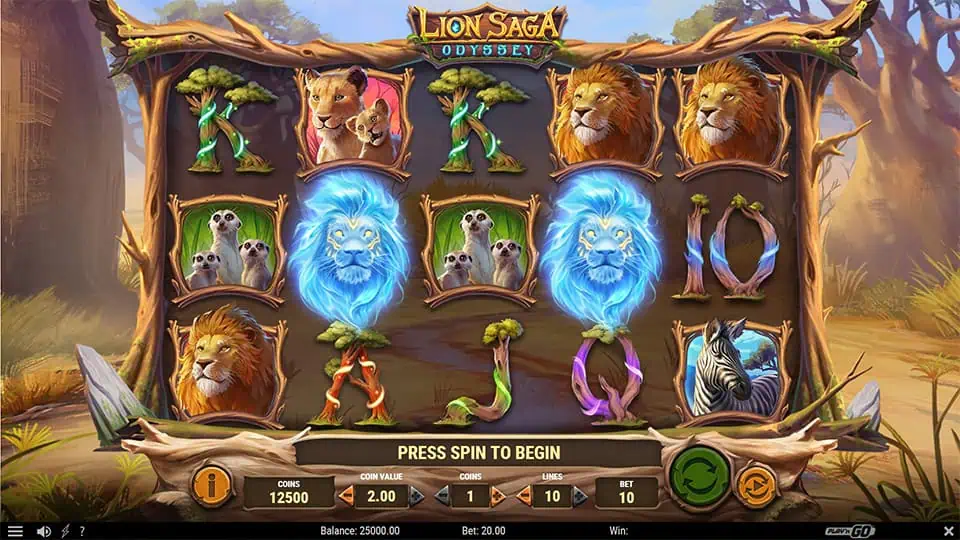 Lion Saga Odyssey slot