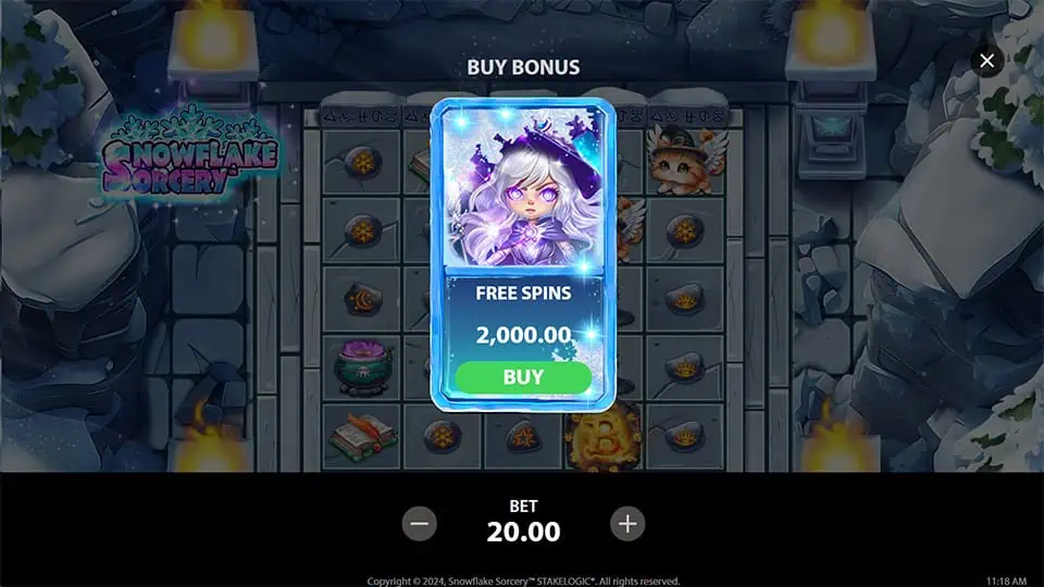 Snowflake Sorcery slot bonus buy