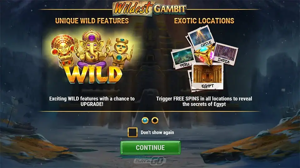 Wildest Gambit slot features