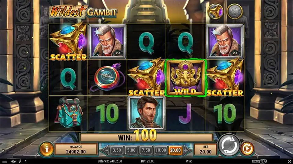 Wildest Gambit slot free spins