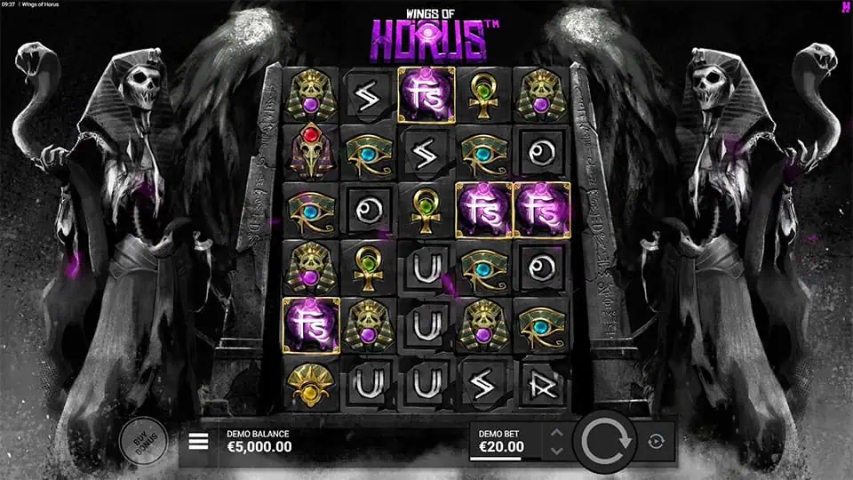 Wings of Horus slot free spins