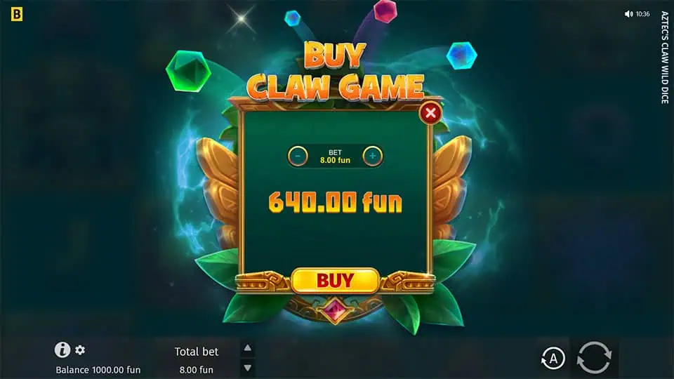 Aztecs Claw Wild Dice slot bonus buy