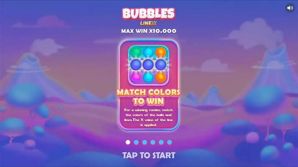 Bubbles slot features