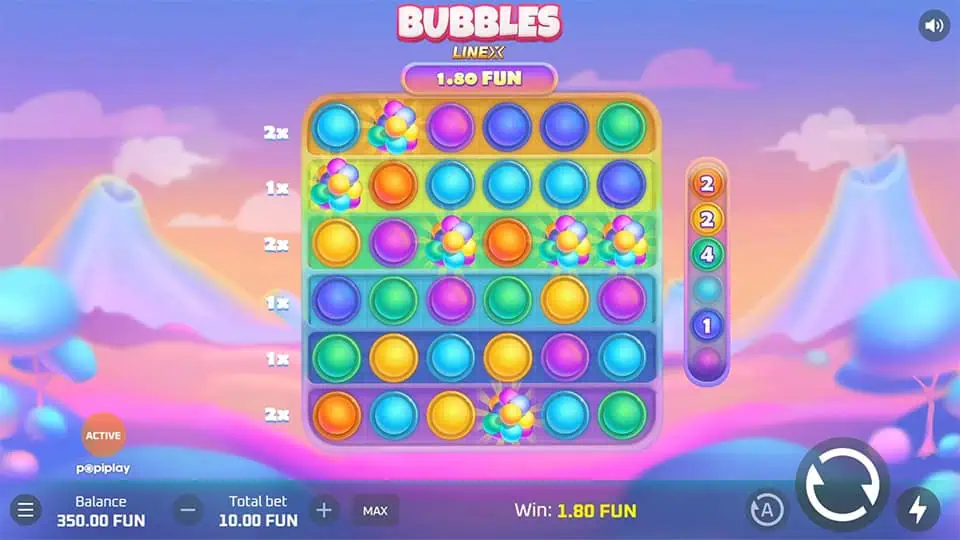 Bubbles slot free spins