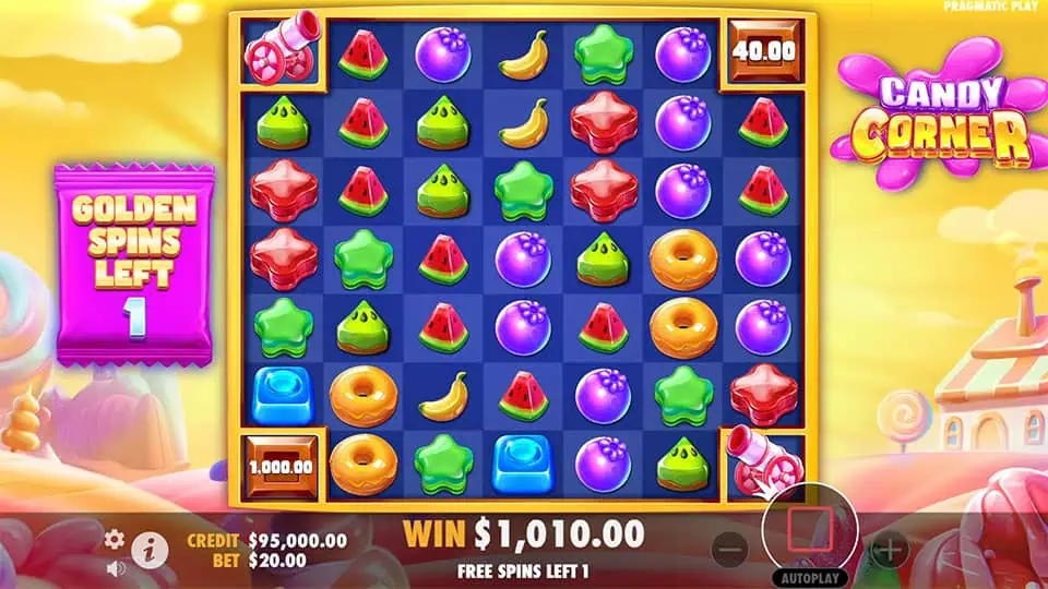 Candy Corner slot feature chocolate