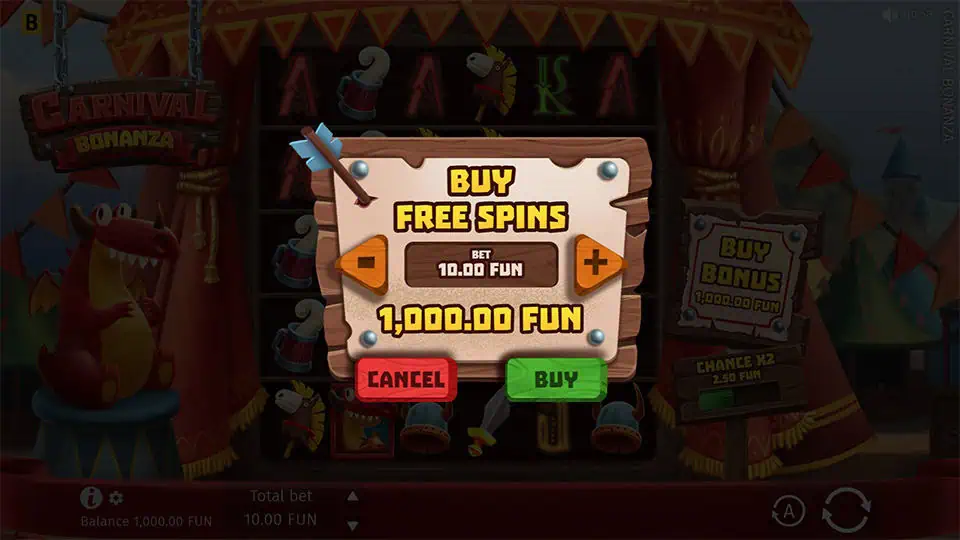 Carnival Bonanza slot bonus buy