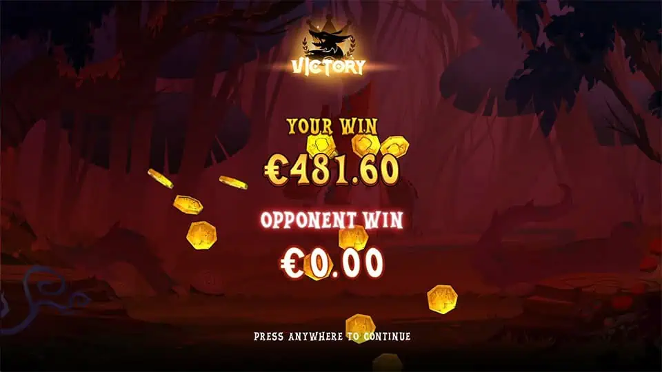 Clash of Fangs slot big win