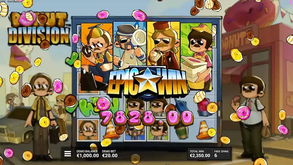 Donut Division slot big win