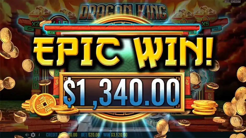 Dragon King Hot Pots slot big win